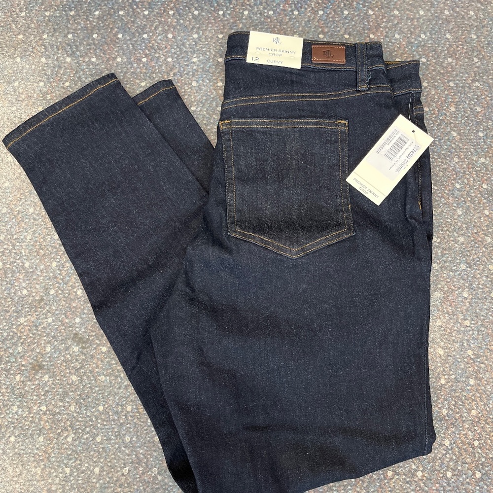 RLR Premier Skinny Crop Curvy size 12